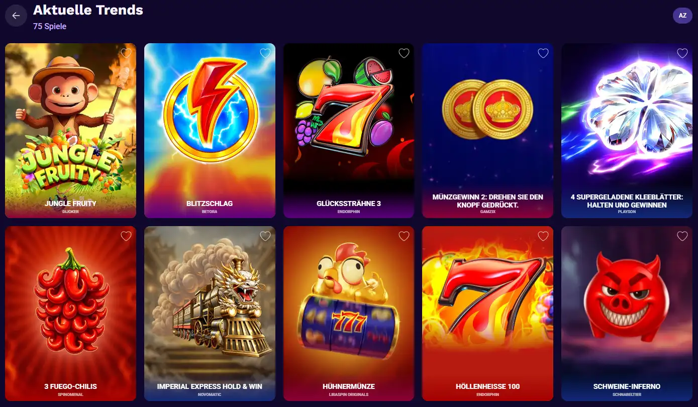 Aktuelle Trends bei LiraSpin mit beliebten Spielautomaten und neuen Spielen